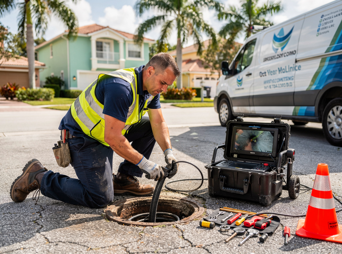 Sewer Camera Inspection in Coconut Creek, FL